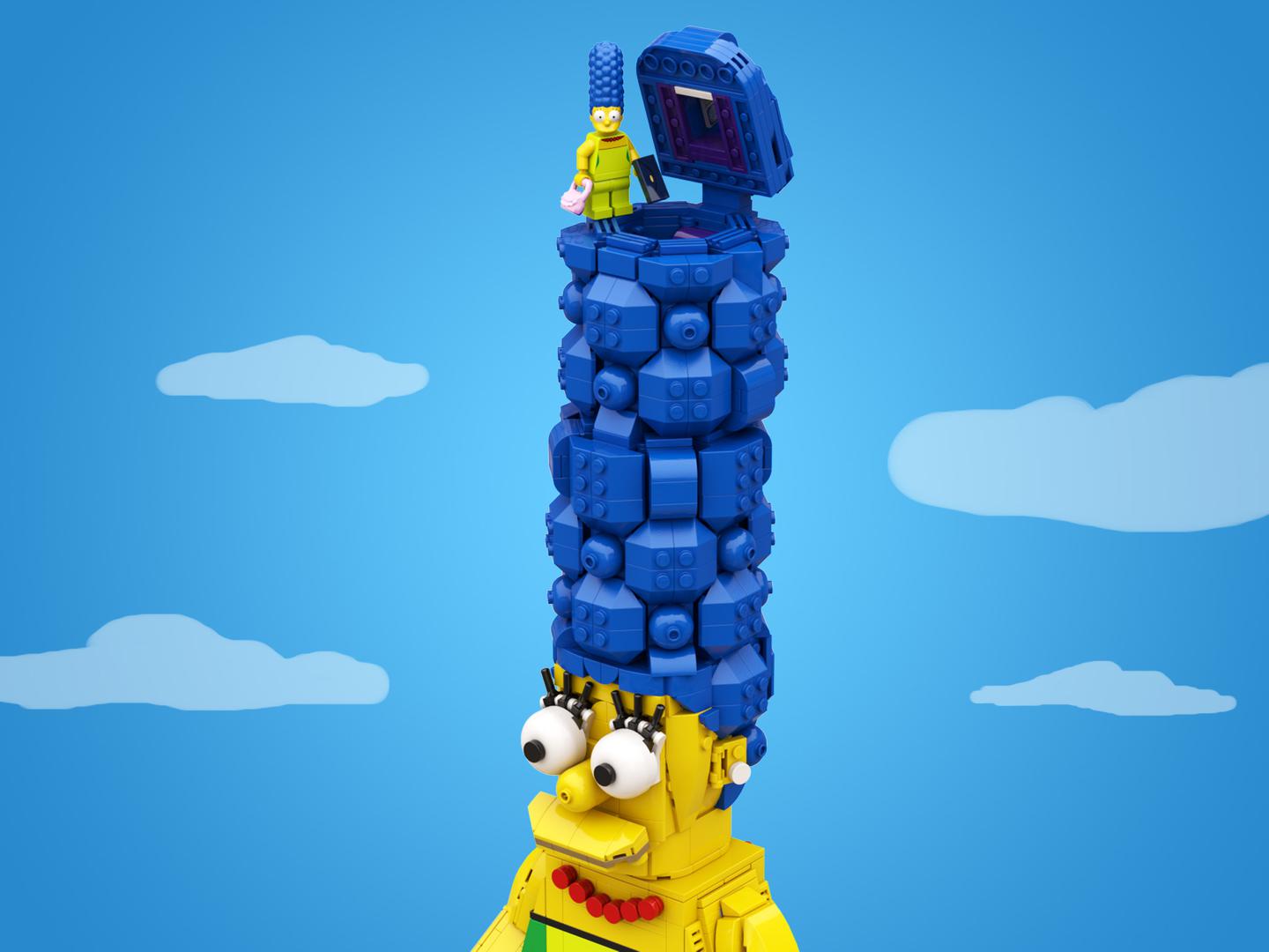 Upscaled Minifigure Marge