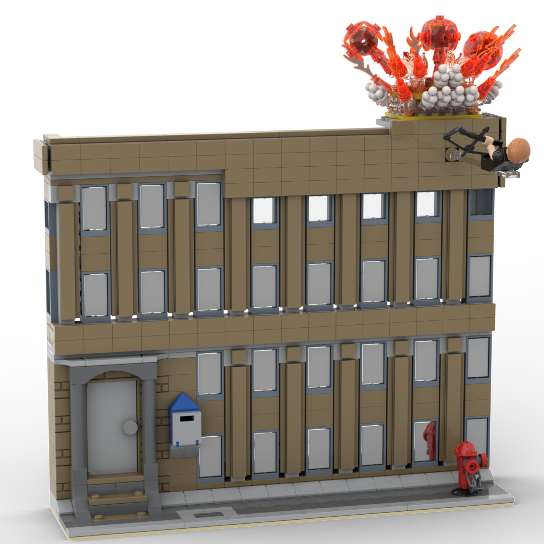 Save Me Hawkeye - Avenger Modular Facade