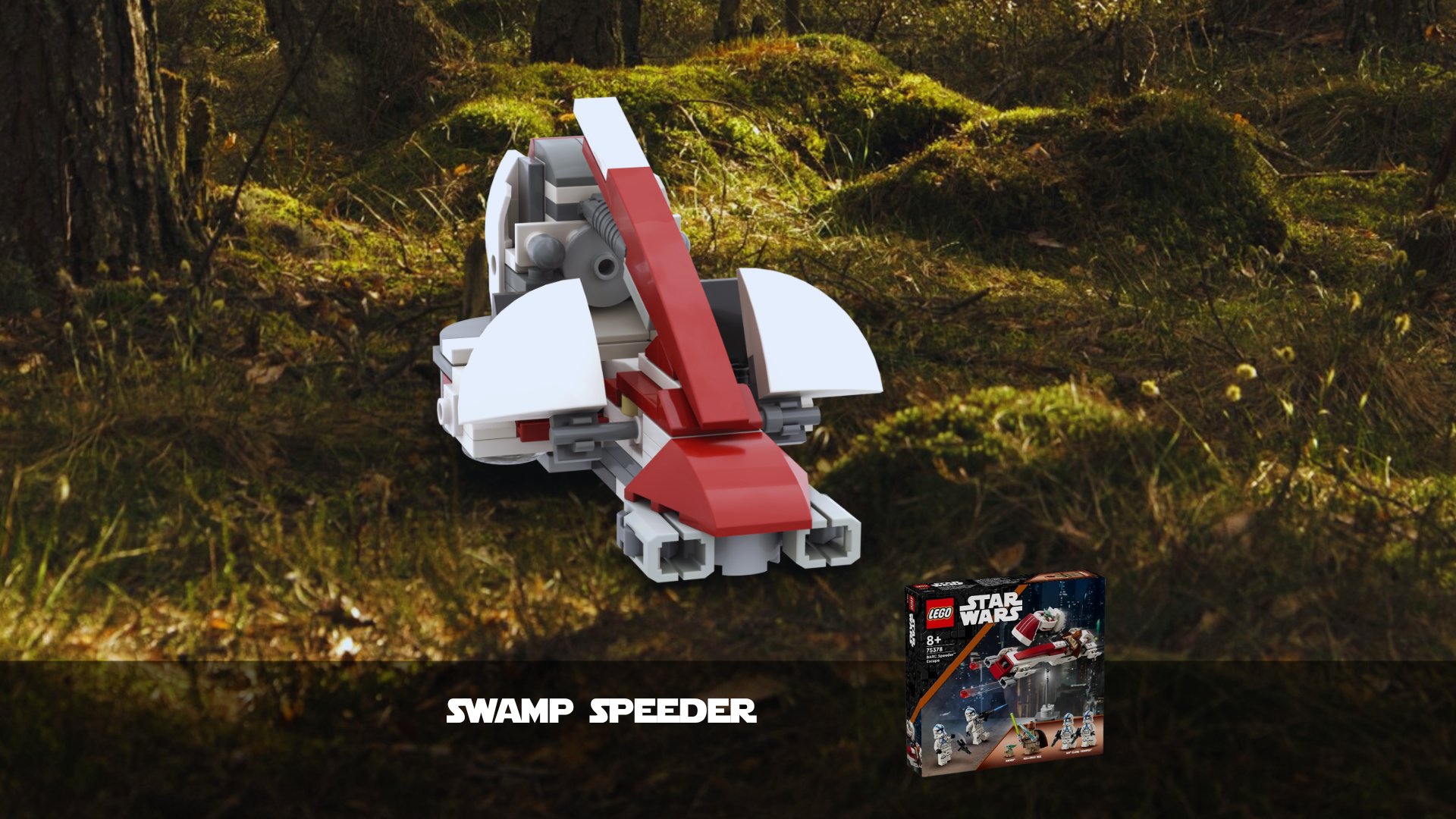 Swamp Speeder - 75378 alternative alternate build