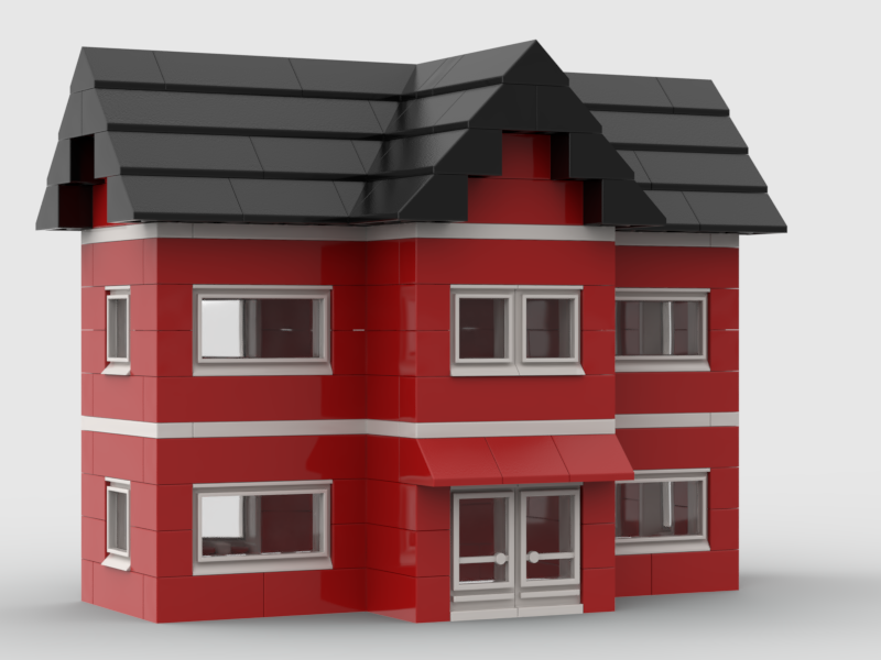 Schoolhouse Town Plan Style