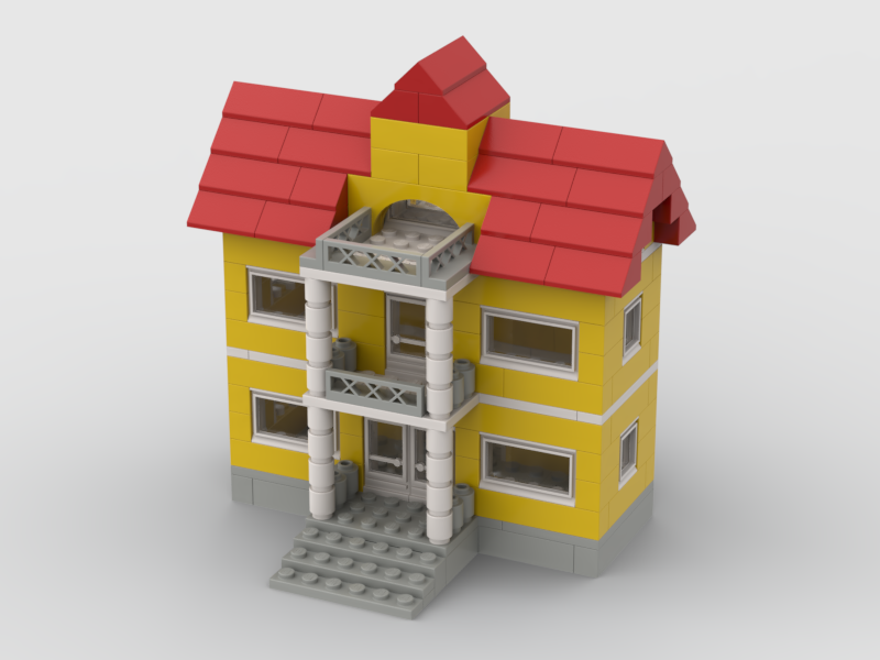 Courthouse Town Plan Style