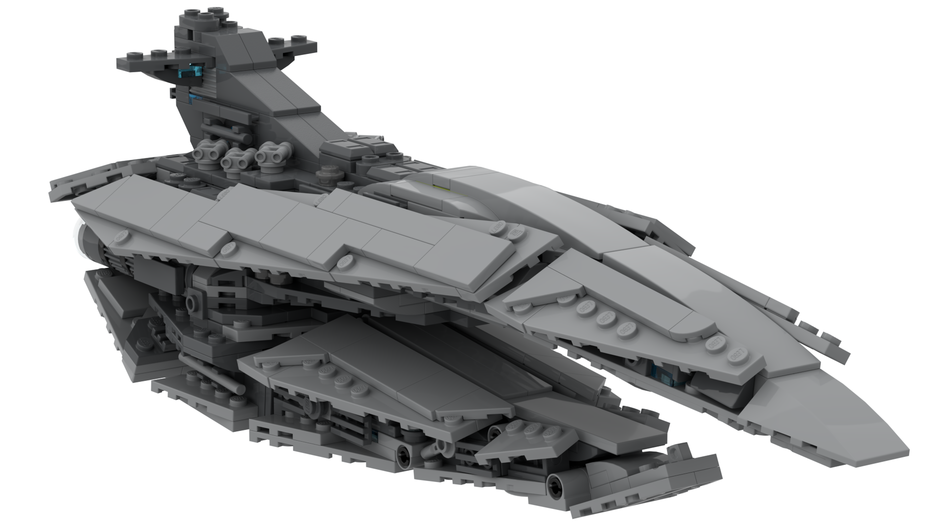 KOTOR - Leviathan Interdictor-Class Cruiser - MIDI Scale