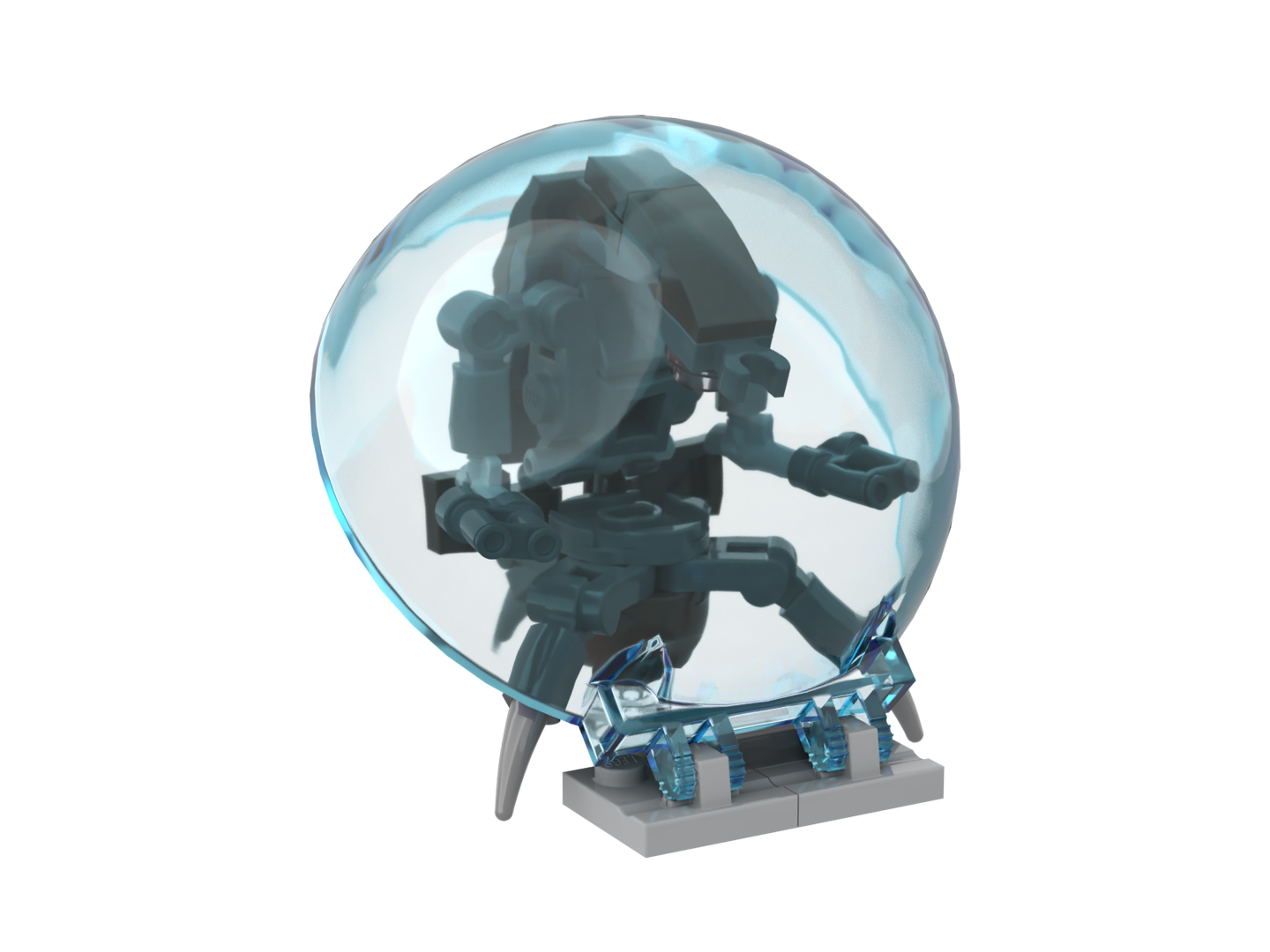 Droideka with Shield (MOC-184095) - LEGO MOC | MOC Tracker