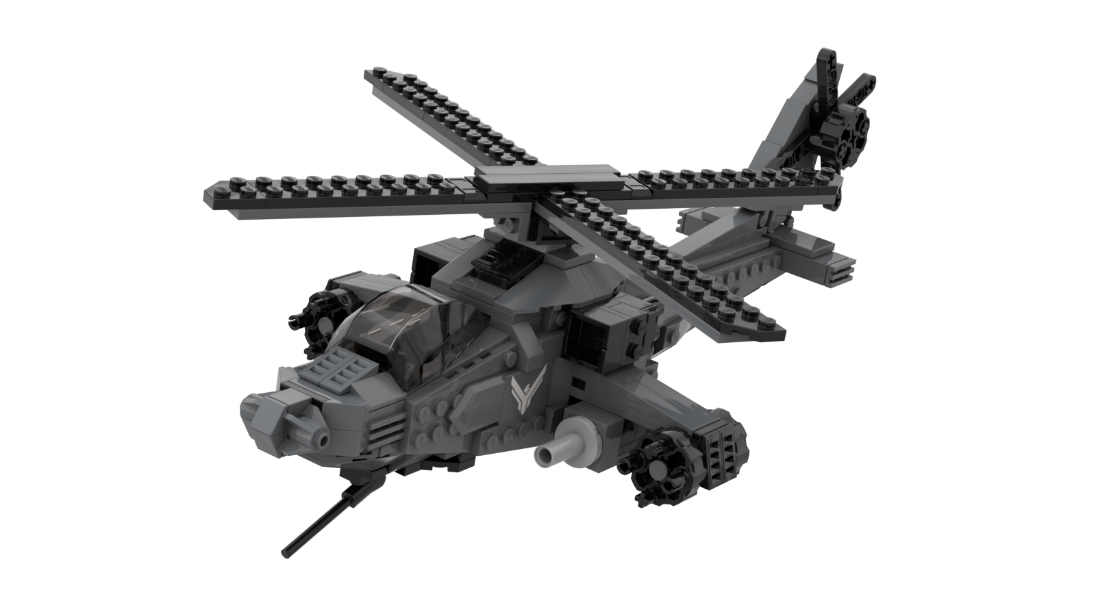 AH-64 Apache Military Helicopter: Alternate Build of Dune Ornithopter Set