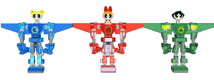 The Powerpuff Mech Suits