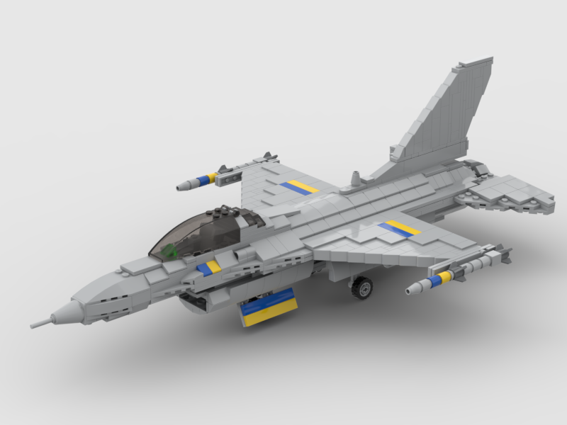 lego Ukrainian F-16