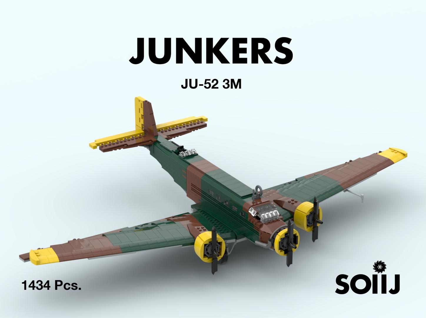 (Being redesigned for better stability) Junkers Ju -52 3M - Paratrooper "iron annie" livery 1:35