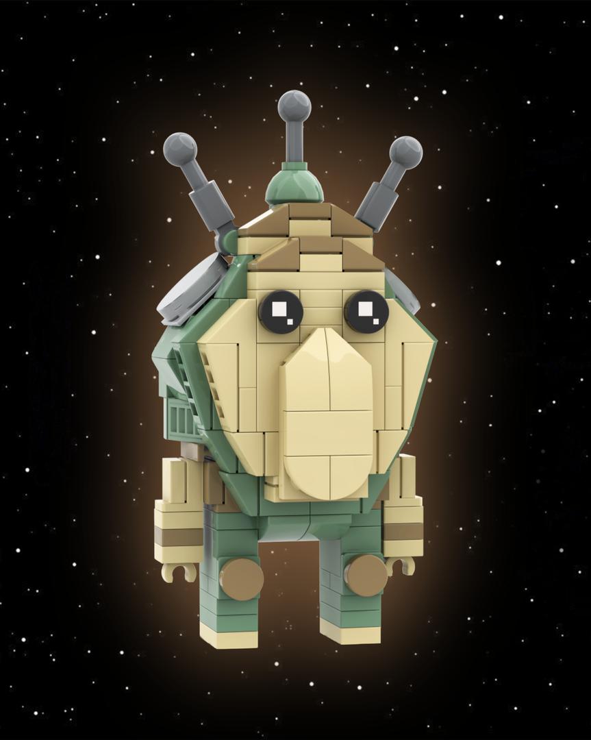 Ben Quadinaros Brickheadz MOC Instructions + Parts List