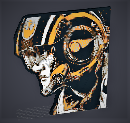 REBEL PILOT Pixelart MOC