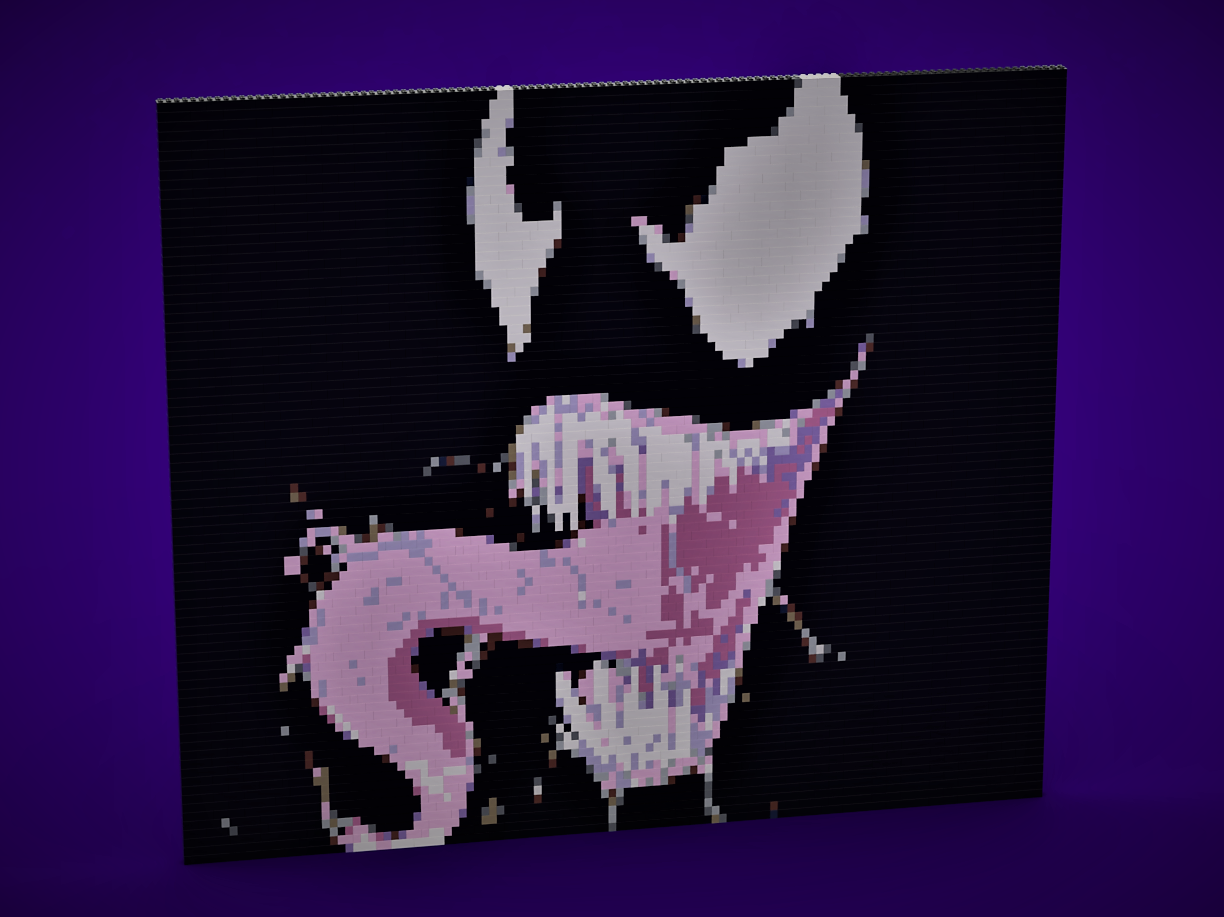 VENOM Pixelart MOC