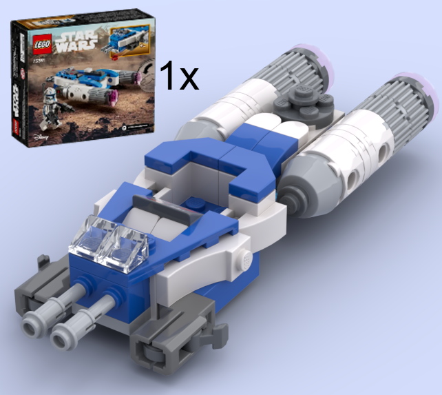 Captain Rex Microfighter Command Speeder alternate build