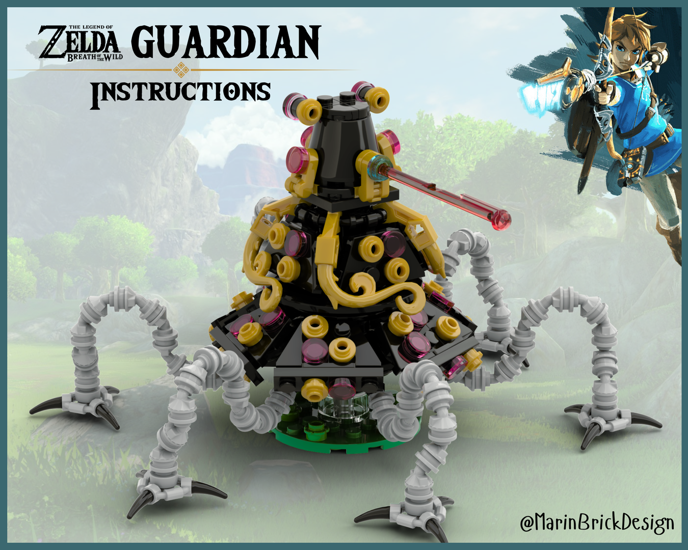 Zelda Breath Of The Wild Guardian Lego Moc