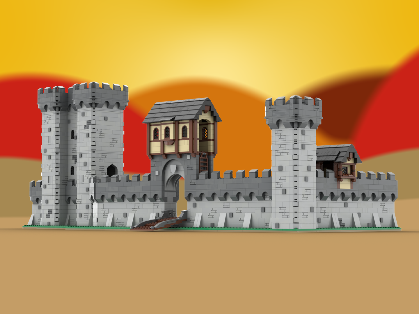 Modular Medieval Walls Multipack, Vol. 2