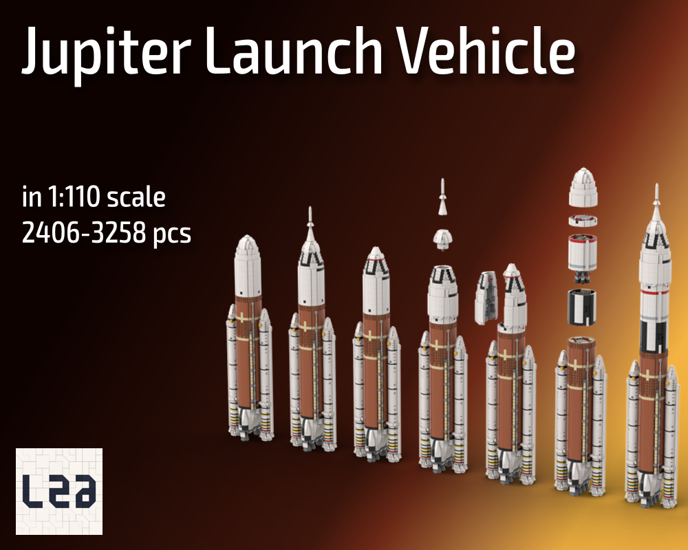 DIRECT - Jupiter launch vehicle (1:110 scaled)
