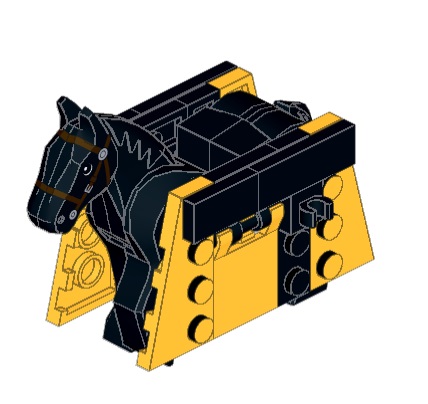 Raven/Crow Knight Horse Barding