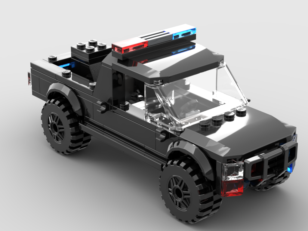 police pickup truck