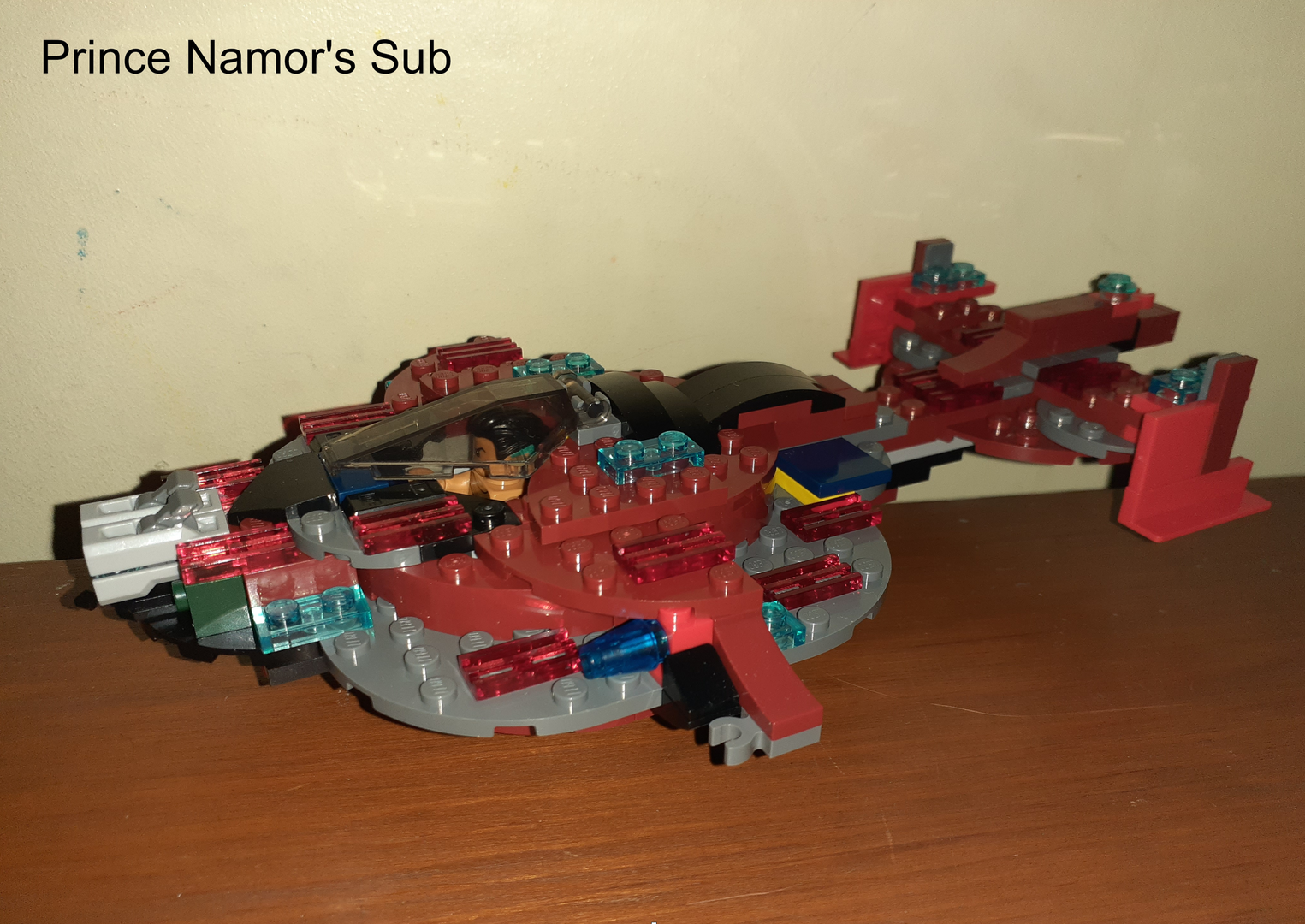 Prince Namor's Sub - alt of 76213-1 alternate build