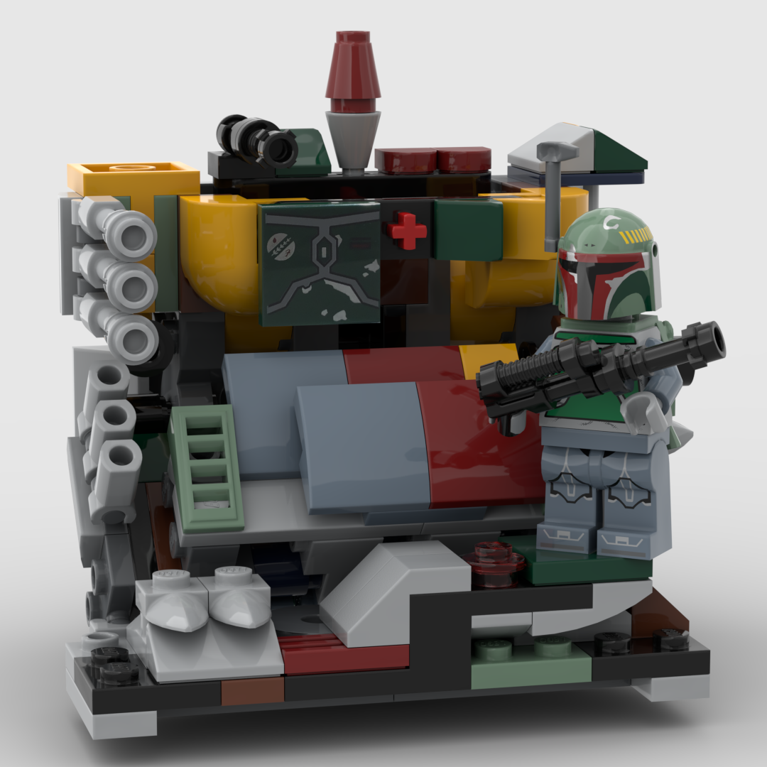 Boba Fett Mech Hallway alternate build