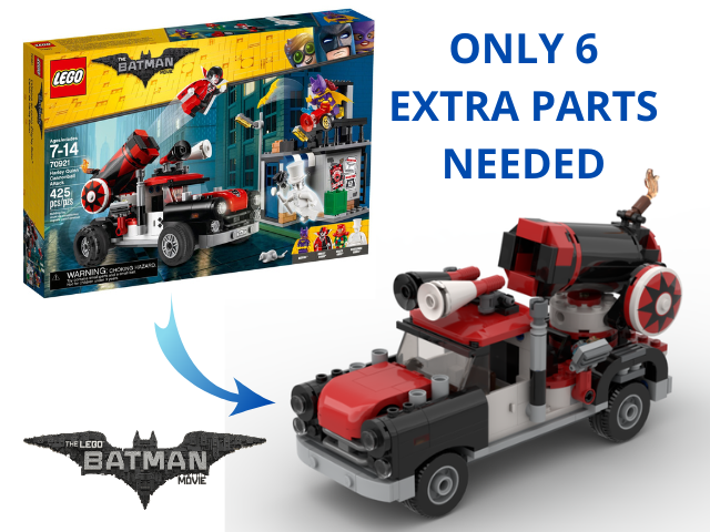 70921 8-studs-wide Harley Quinn's Cannonball Truck MOD