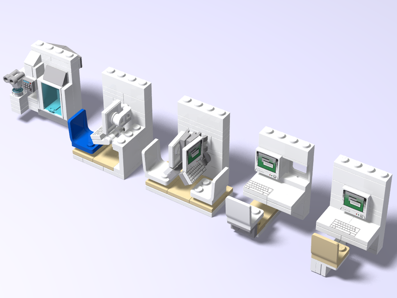 Modular living container -> work place