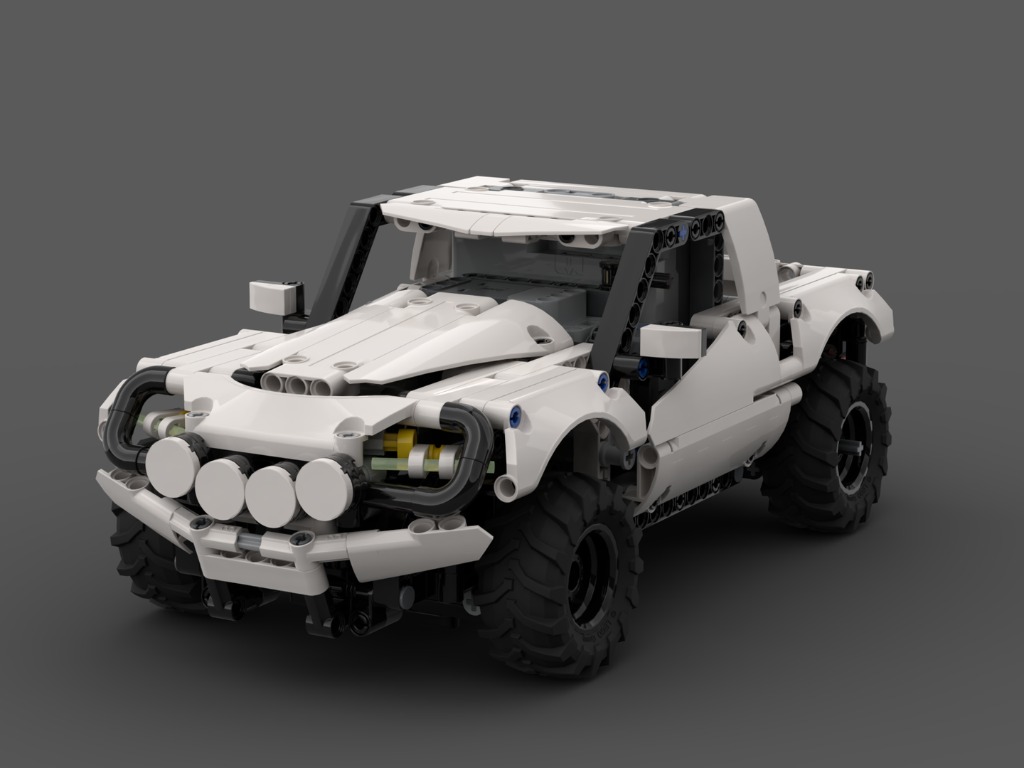 4x4 Powered Up Pickup Truck
