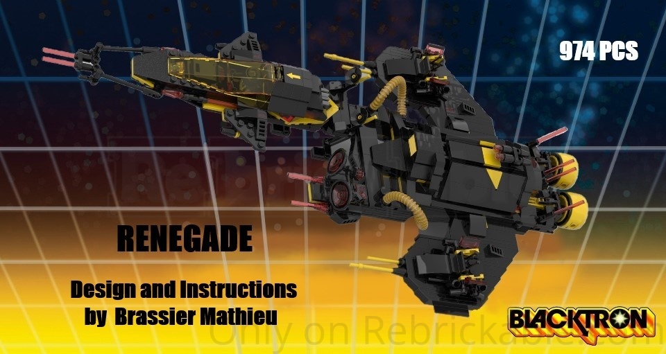 Renegade Blacktron I remake 6954