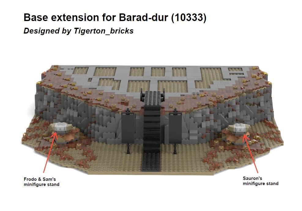 Base Extension for Barad-Dur (10333)