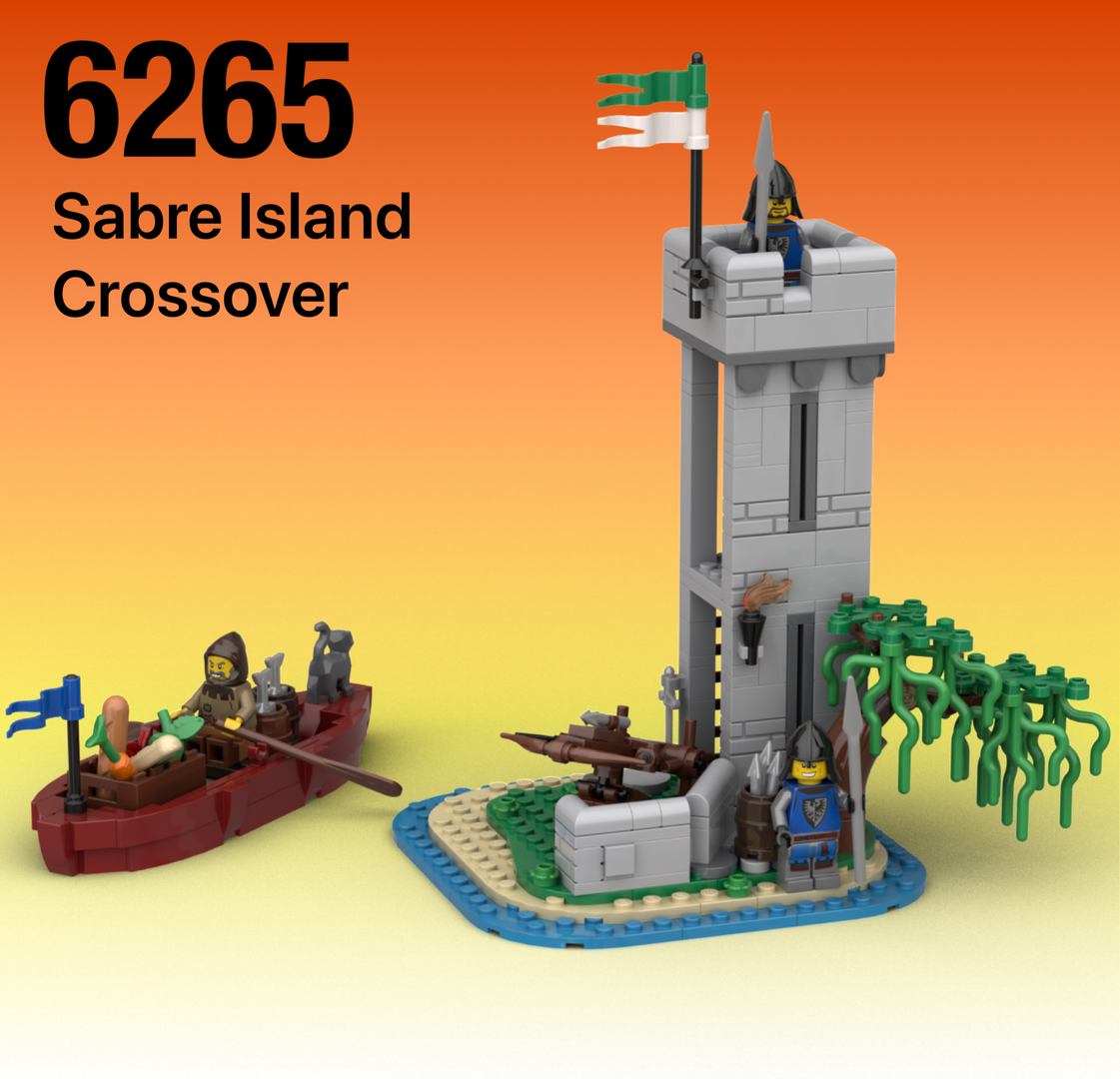 6265 Medieval Sabre Island Castle Crossover