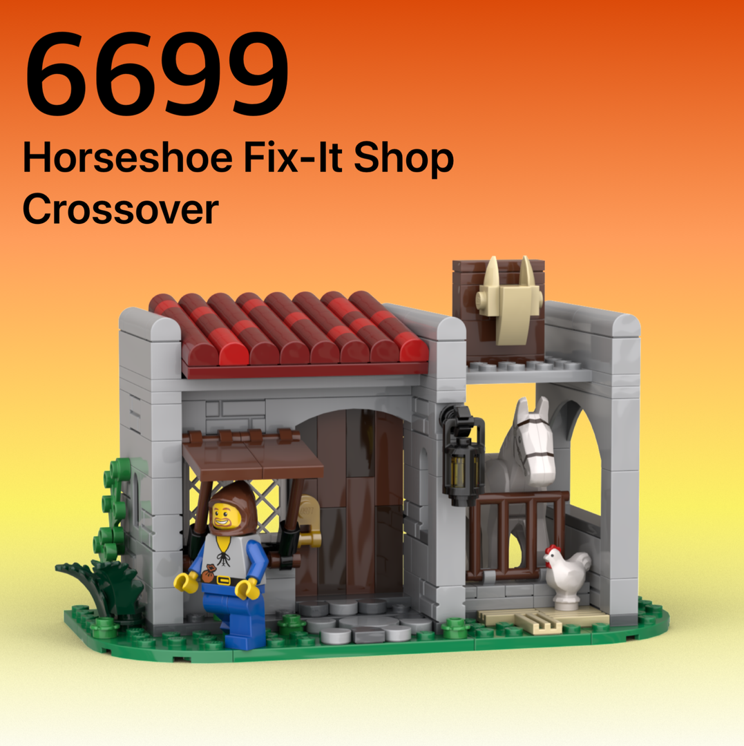6699 Medieval Horseshoe Fixit Shop Crossover