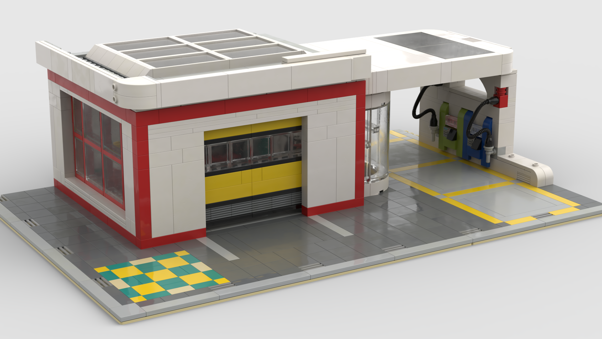 Art Deco Gas Station Modular Building