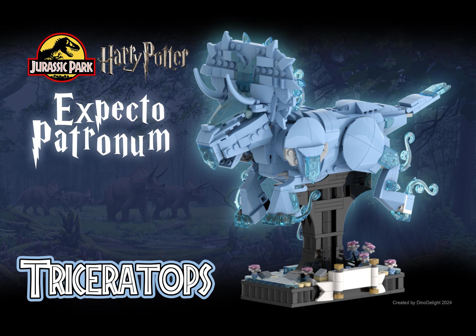 Expecto Patronum - Jurassic Park Triceratops