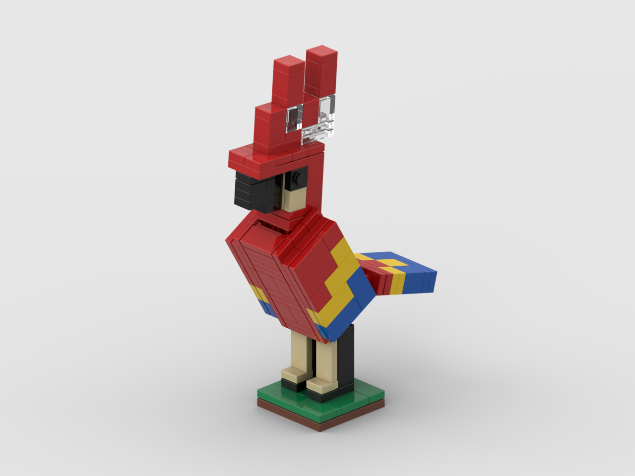 Minecraft Parrot (red)