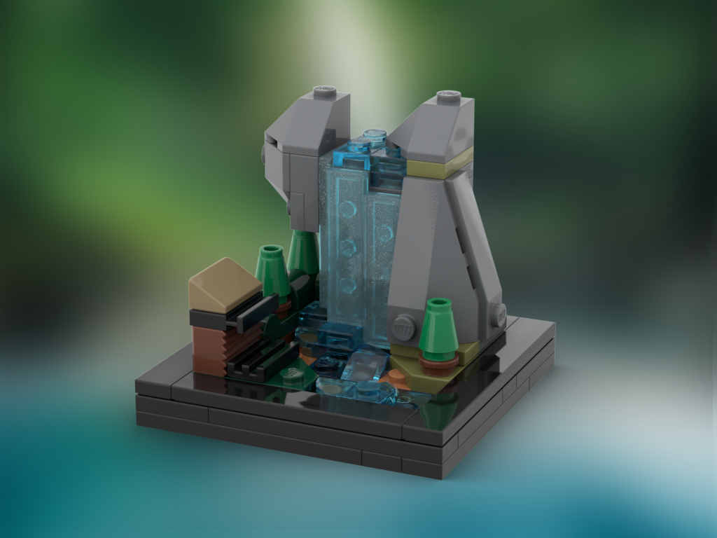 Grandad's fishing cabin at Overhang Falls