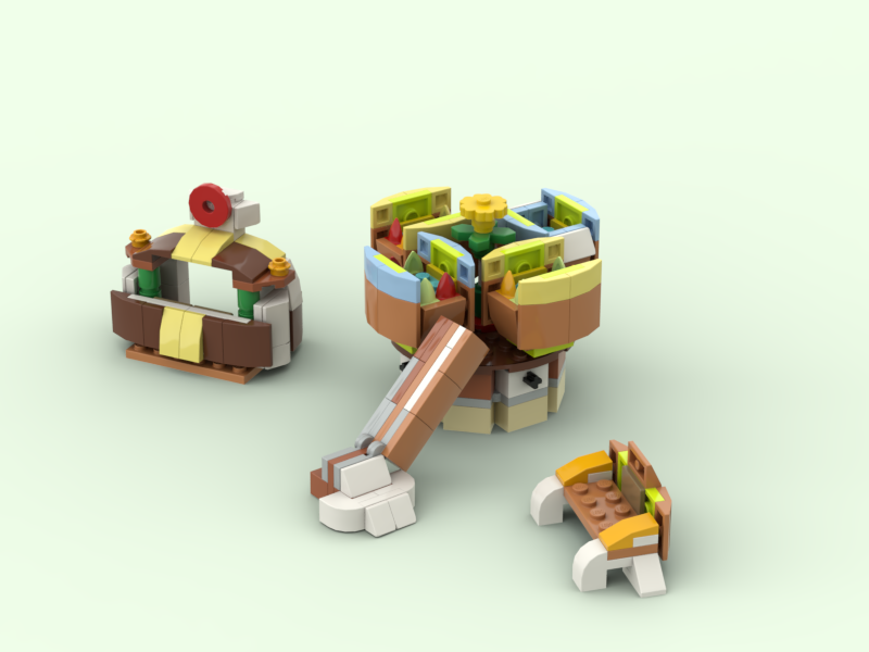 40587 Spinning Teacups alternate build