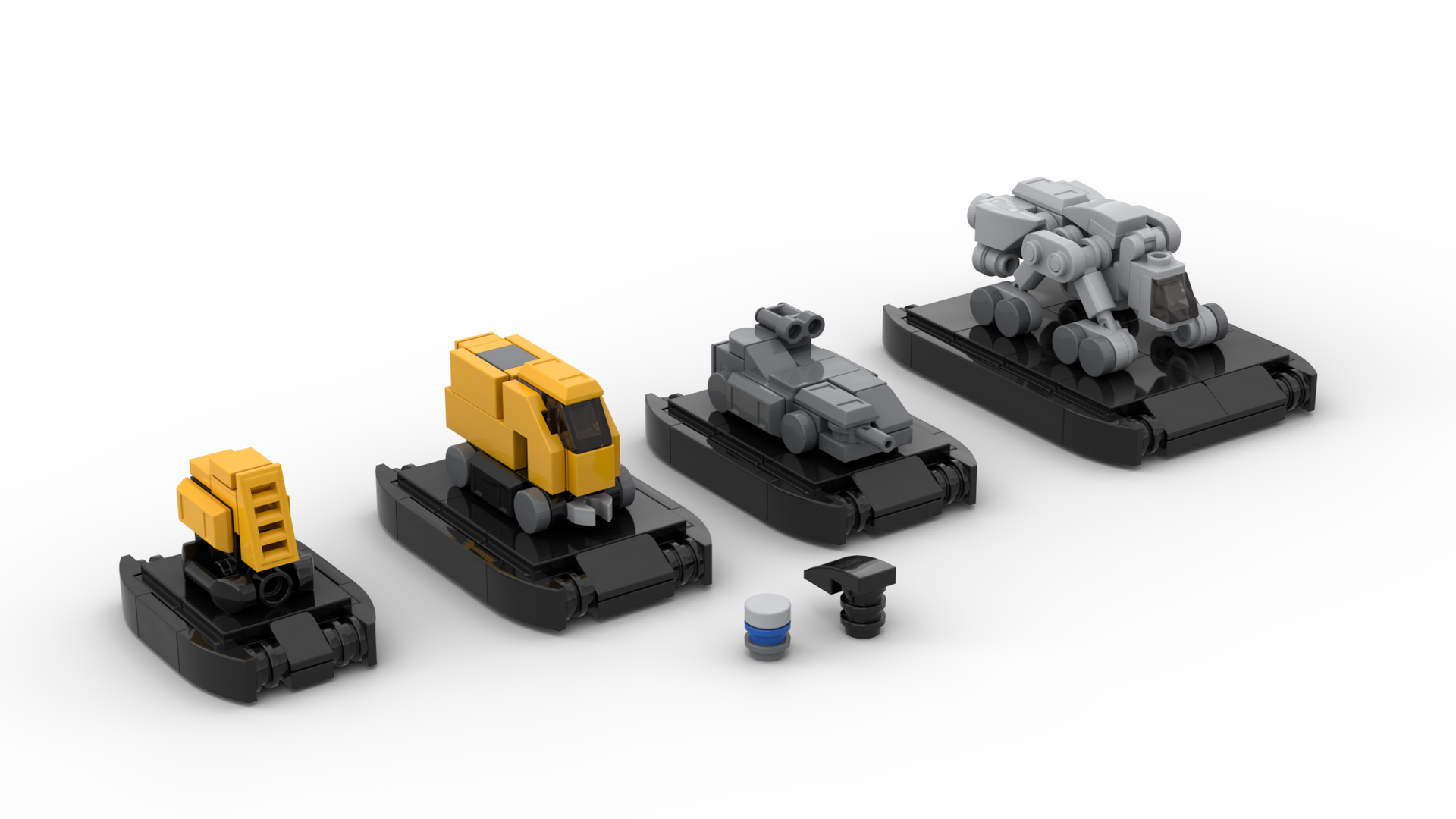 Micro Vehicles from  the Alien Movies