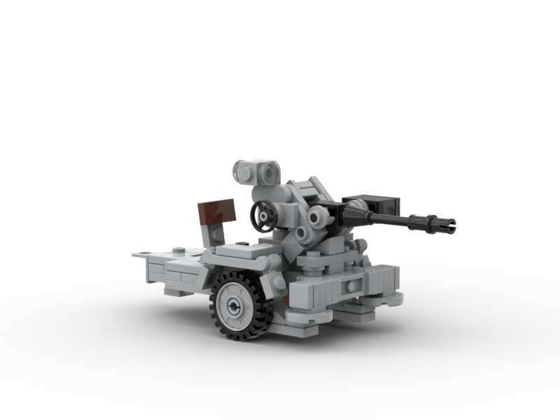 German WW2 Flugzeugabwehrkanone 38 V2.0 MOC