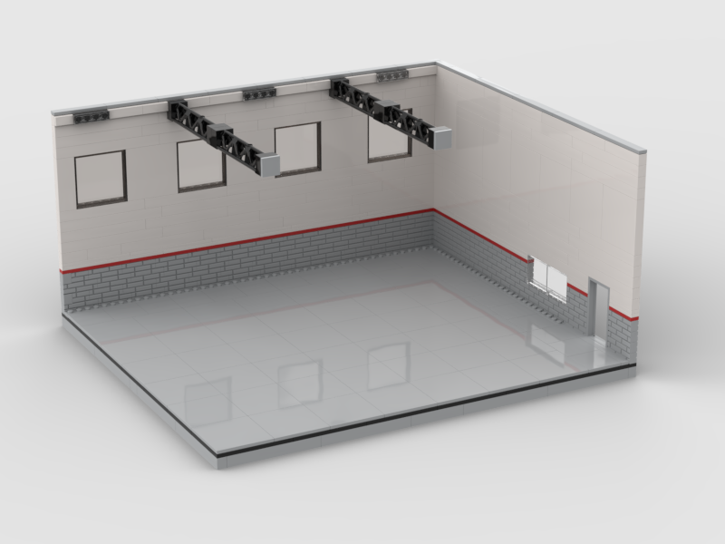 Speed Champions Car Workshop Diorama Foundation