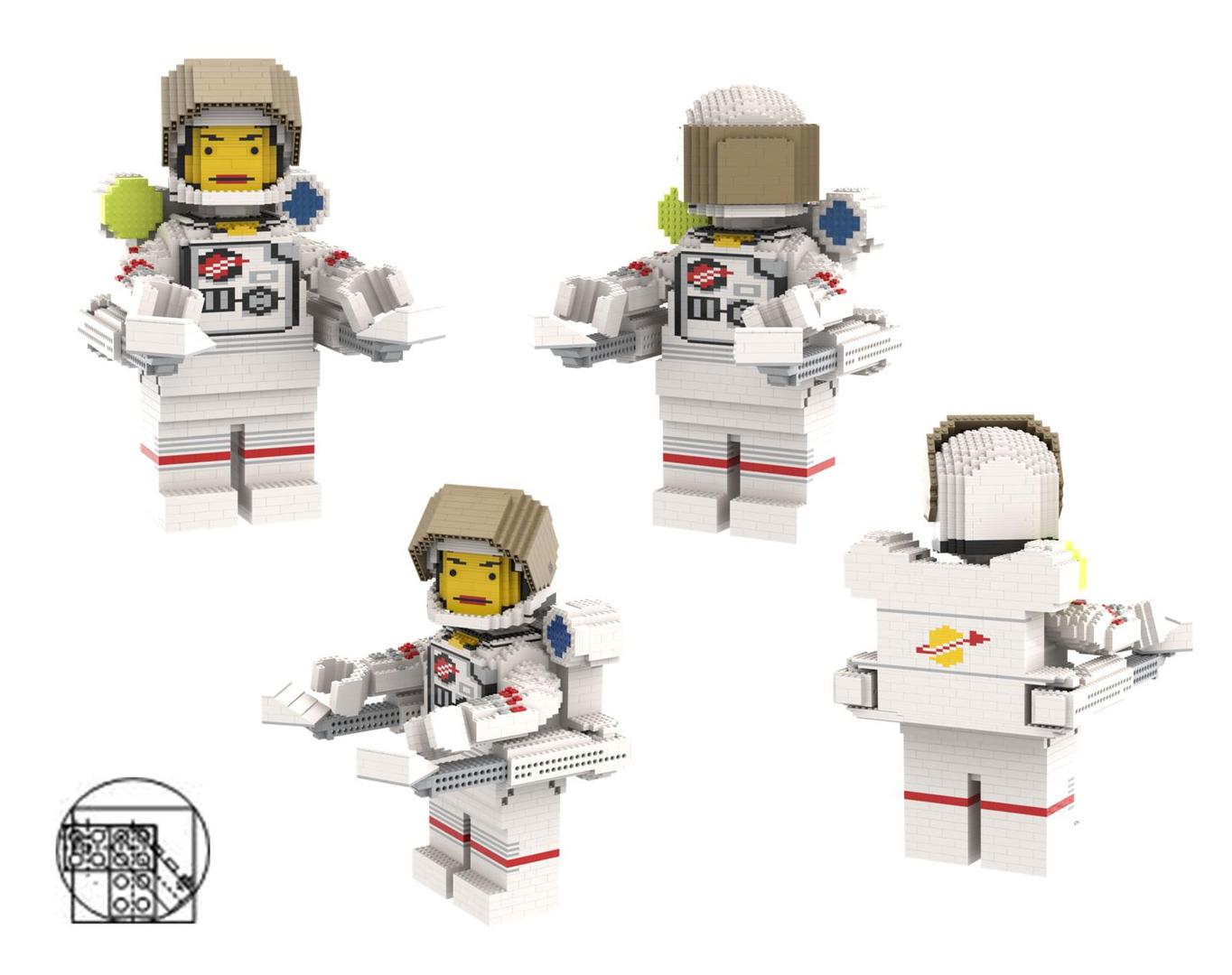 Maxi figure NASA Space walking Astronaut