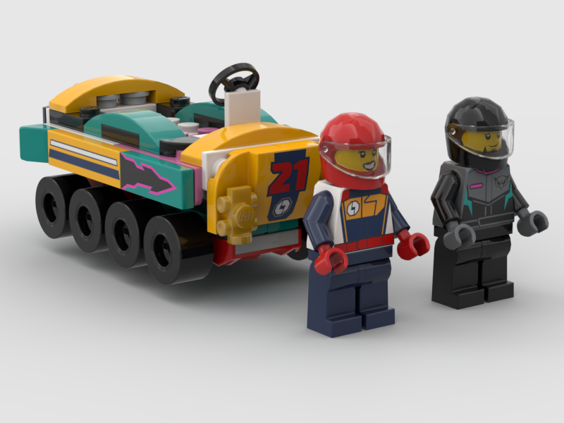60400 - 8 Wheels Race Car alternate build