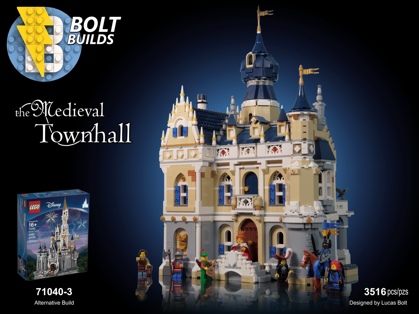 The Medieval Townhall - Alternative to 71040