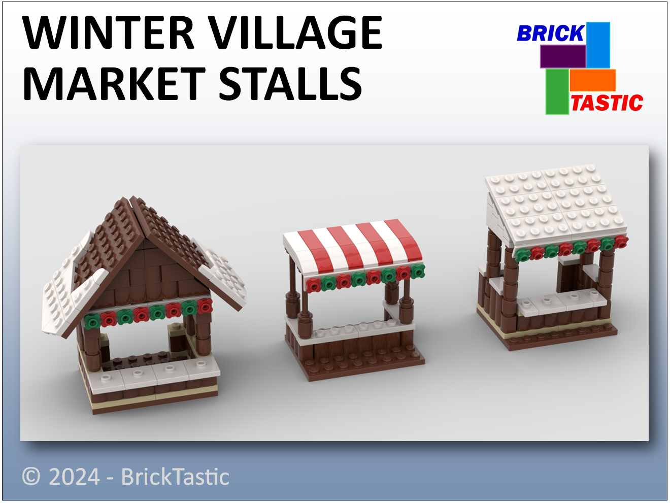 Winter Holiday Village Market Stall