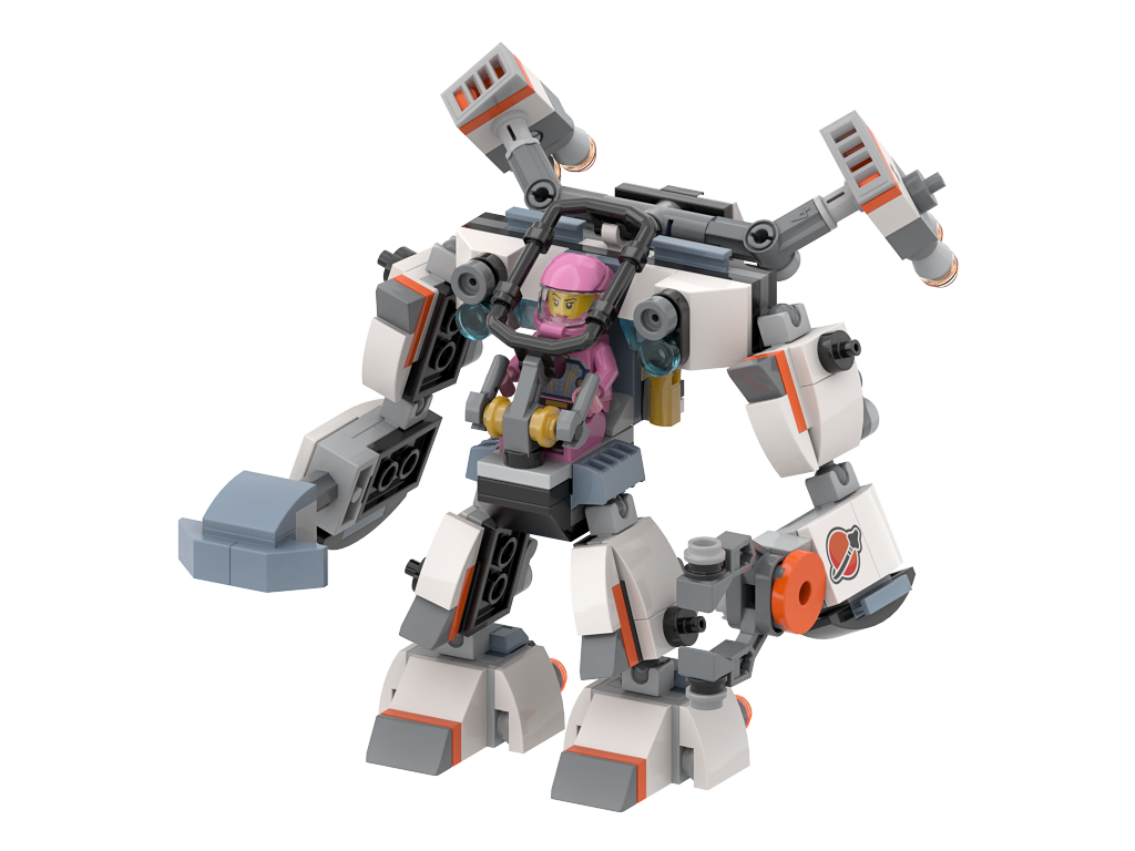 Space Construction Mech II - (60428-1 &amp; 30663-1 Modification)
