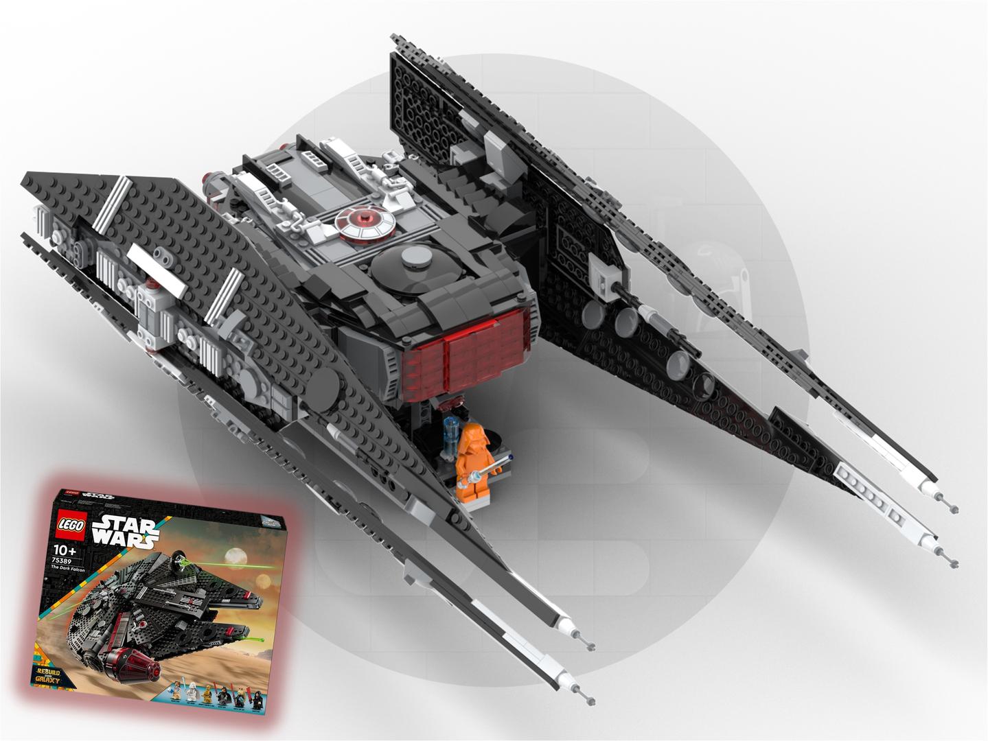 75389 - Tie Silencer Transport Ship alternate build