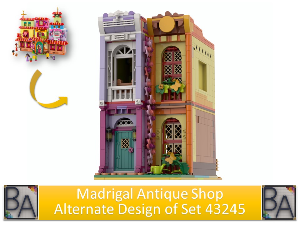 Madrigal Antique Shop - Alternate Design of Set 43245 alternate build