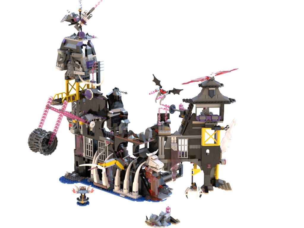 Garmadon's mega fortress