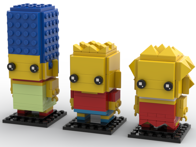 Simpsons Family Brickheadz