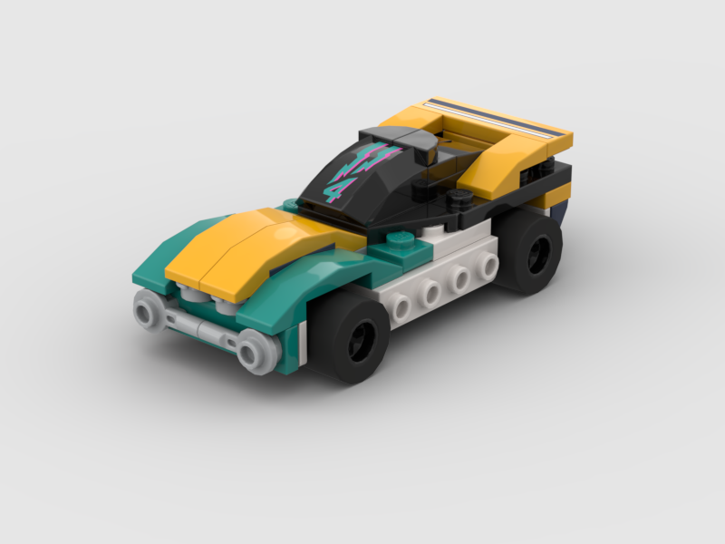 Race Car Rocket (60400 Alternate) alternate build