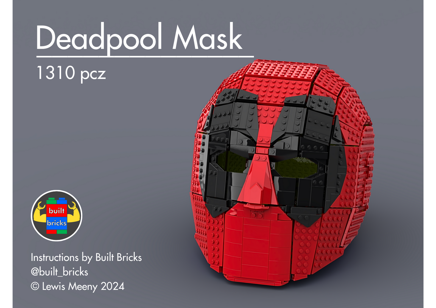 Wearable Deadpool Mask