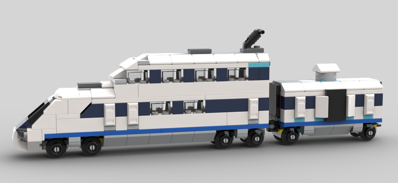 40518 Double Decker with Coach alternate build