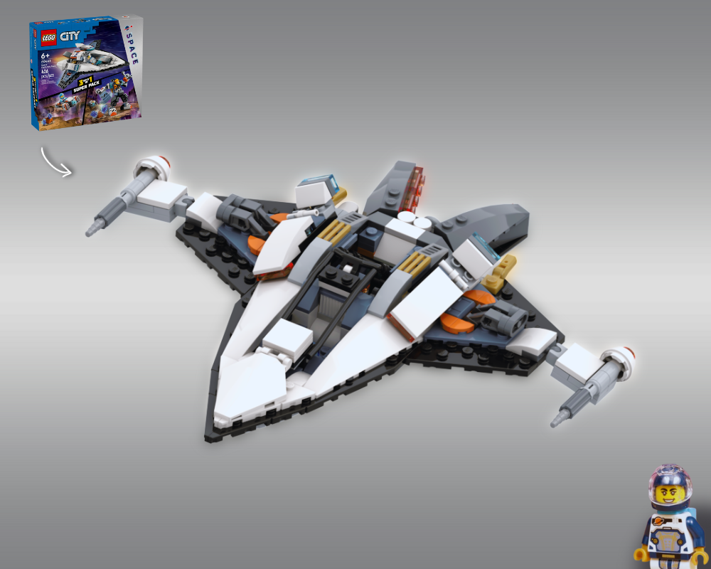 Ultimate Interstellar Spaceship - Set 60411 MOD alternate build